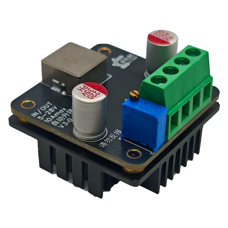 Boost Converter - X64A-Solar Wind, convertisseur DC-DC 10A, 5V-28V,