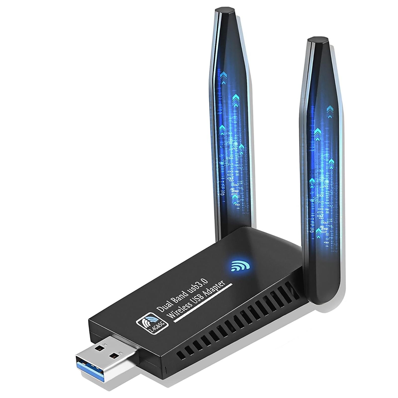 Antenna 2.4Ghz - Adaptateur WiFi USB 1300Mbps double bande
