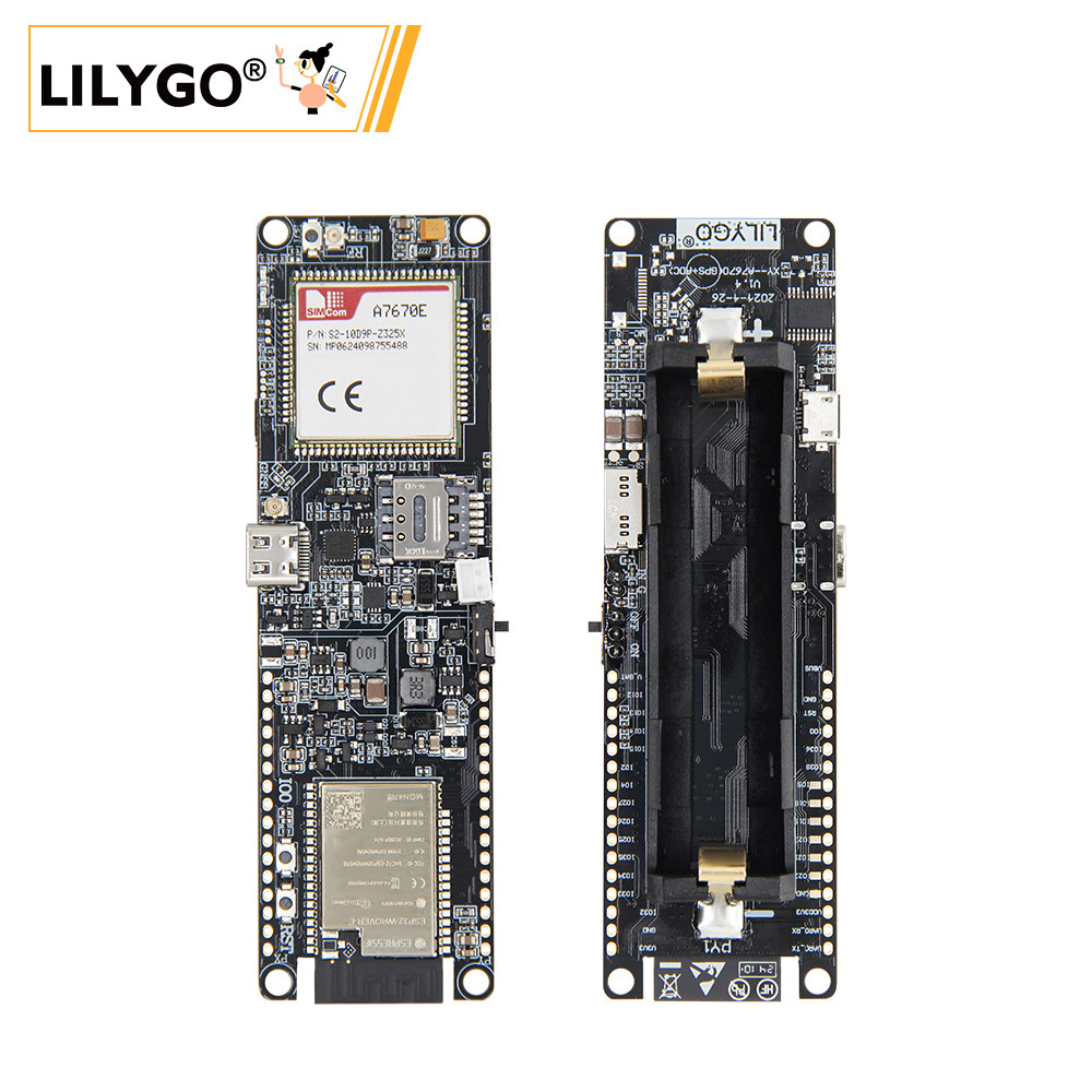 Esp32 Battery Holder Lipo - Module LILYGO T-A7670E ESP32, prend en
