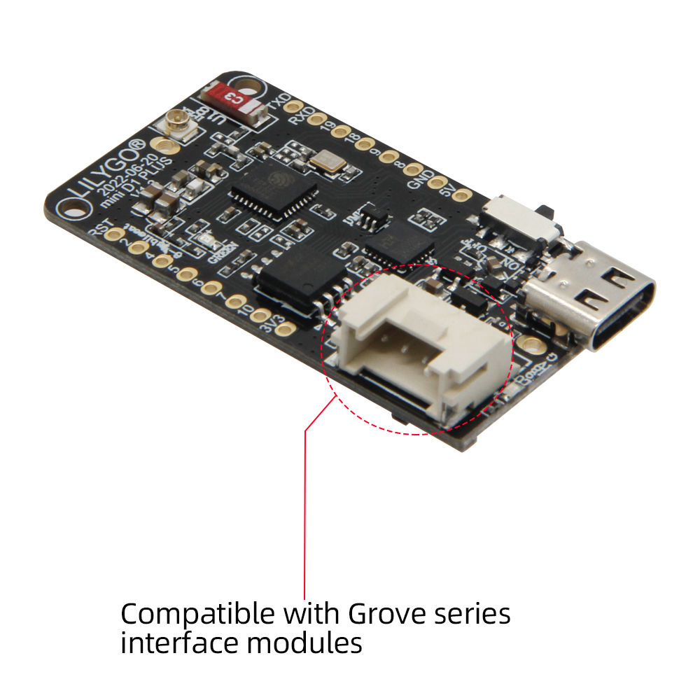 LILYGO® TTGO T-OI Plus ESP32-C - Esp32 Battery Holder Lipo avis et prix
