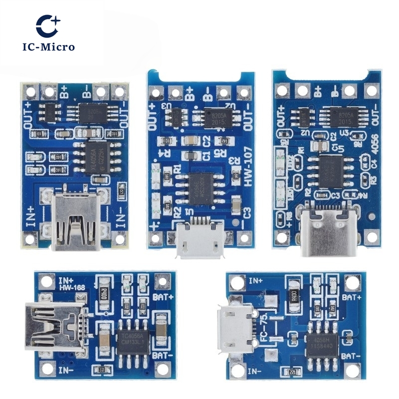 1/5 pièces 5V 1A Micro/type-c/ - Tp4056 Module avis et prix