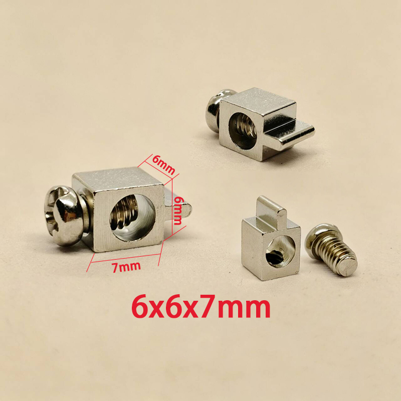 Bornier à vis carré en cuivre  - Screw Terminal Block avis et prix